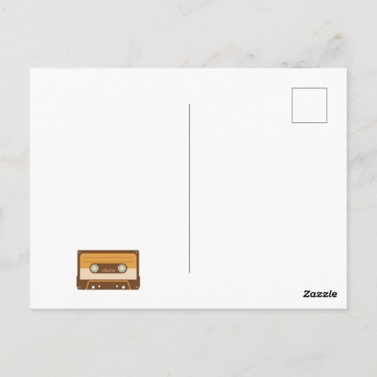 Aangepaste Briefkaarten voor Cassettebandje van be (Achterkant)