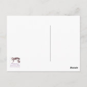 Aangepaste Briefkaarten voor groene sneeuwvlokken  (Achterkant)