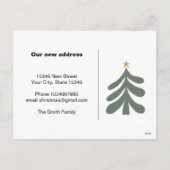 Aangepaste briefkaarten voor kerstbeweging voor ni (Achterkant)