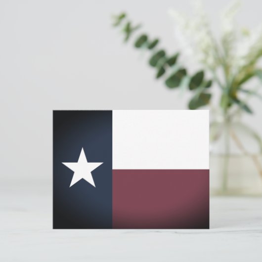 Aangepaste briefkaarten voor  Texas-vlagvlaggen (Staand voorkant)