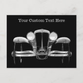Aangepaste briefkaarten voor vintage-auto's (Voorkant)