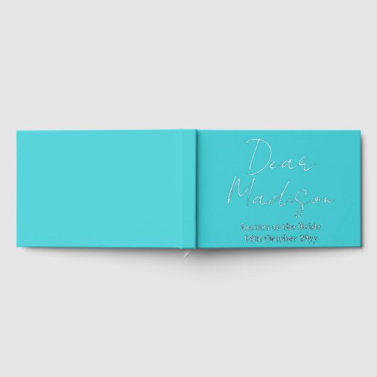 Aangepaste brieven aan de bruid Hen Do Bruidsdouch Gastenboek (Volledig)