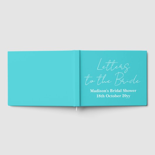 Aangepaste brieven aan de bruid Hen Do Bruidsfeest Gastenboek (Volledig)