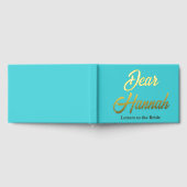 Aangepaste brieven aan de bruid Hen Do Bruidsmeisj Gastenboek (Volledig)