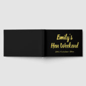 Aangepaste Brieven aan de bruid Hen Do Weekendtrip Gastenboek (Volledig)