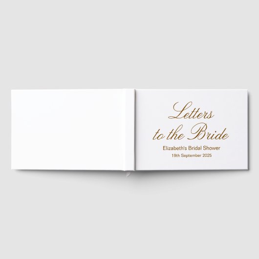 Aangepaste brieven aan de bruid scrapbook, Hen Do  Gastenboek (Volledig)