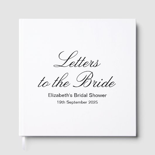 Aangepaste Brieven aan de Bruid Scrapbook, Hen Do  Gastenboek (Voorkant)