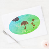 Aangepaste Bright Baby shower Sticker (Envelop)