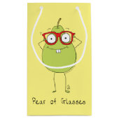 Aangepaste bril van parel shopping tas oogarts klein cadeauzakje (Achterkant)