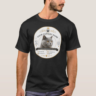 Aangepaste Britse Korthaar Fokkerij T-shirt
