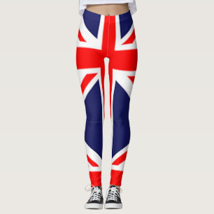 Aangepaste Britse Royal Union Jacked Flag Leggings