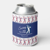 Aangepaste Britse UNION JACK Golf Koelbox Blikjeskoeler (Blikje Voorkant)