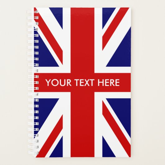 Aangepaste Britse vlag Planner (Voorkant)