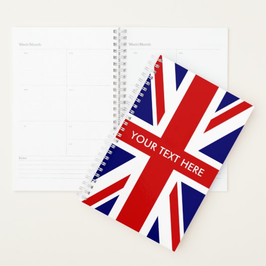 Aangepaste Britse vlag Planner (Display)