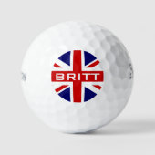 Aangepaste Britse vlag Srixon soft voelt Golfballen (Voorkant)