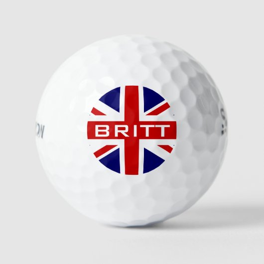 Aangepaste Britse vlag Srixon soft voelt Golfballen (Voorkant)