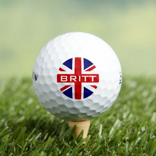 Aangepaste Britse vlag Srixon soft voelt Golfballen (Insitu Shirt)