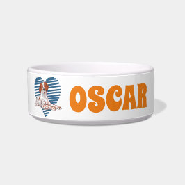 Aangepaste Brittany-Hondenliefhebber Voerbakje