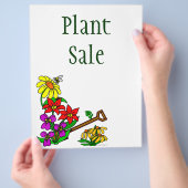 Aangepaste brochure voor planten en bloemen (Hand)