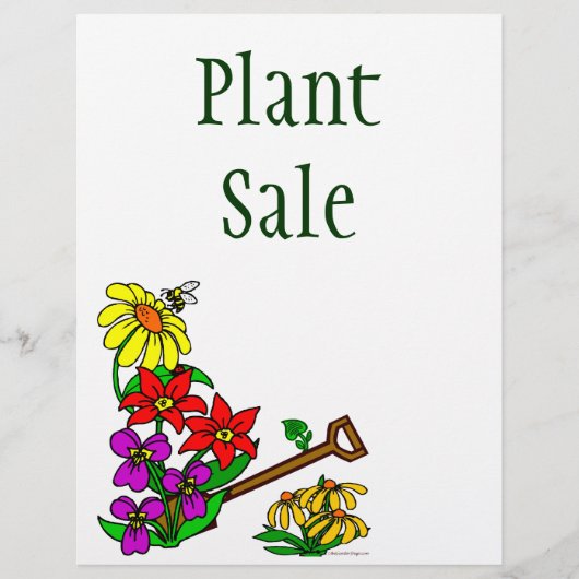 Aangepaste brochure voor planten en bloemen (Voorkant)