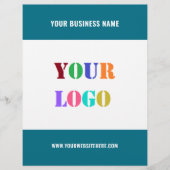 Aangepaste brochure voor zakelijke Logo en tekstpr (Voorkant)