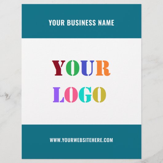 Aangepaste brochure voor zakelijke Logo en tekstpr (Voorkant)