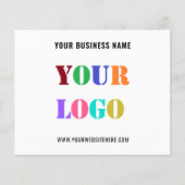 Aangepaste brochure voor zakelijke Logo en tekstpr (Voorkant)