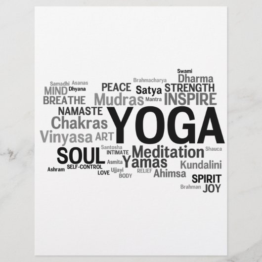 Aangepaste brochure YOGA (Voorkant)