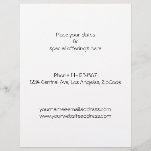 Aangepaste brochure YOGA (Achterkant)