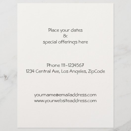 Aangepaste brochure YOGA (Achterkant)