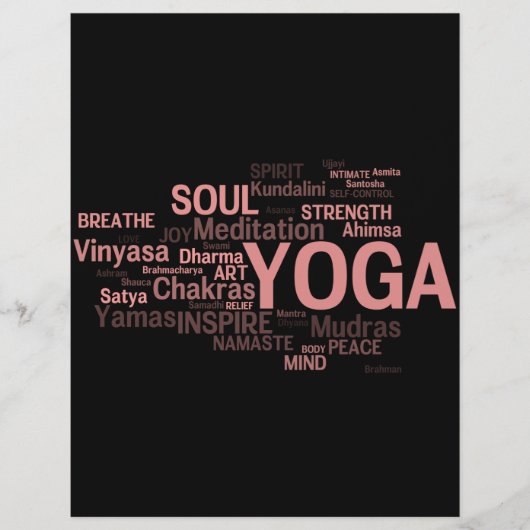 Aangepaste brochure YOGA (Voorkant)
