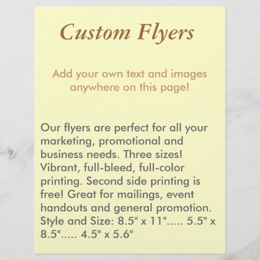 Aangepaste brochures (Voorkant)