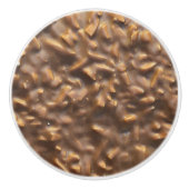 Aangepaste Brokkelige Chocolade Keramische Knop (Voorkant)