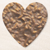 Aangepaste Brokken Chocolade Kartonnen Onderzetters (Voorkant)