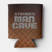 Aangepaste Bronze Diamond Bord Man Cave Blikjeskoeler (Voorkant)