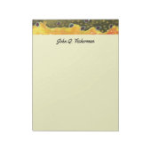 Aangepaste brook forel huid Vist Ichthyology Notitieblok (Linkerzijde)