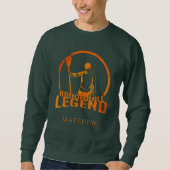 Aangepaste Broomball Legend Cute Sports Trui (Voorkant)