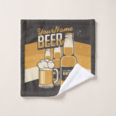 Aangepaste brouwstang voor bietflesjes voor sudsy  bad handdoek (Wasdoekje)