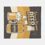 Aangepaste brouwstang voor bietflesjes voor sudsy  fleece deken (Voorkant (Horizontaal))