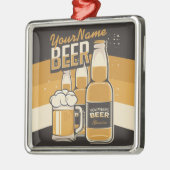 Aangepaste brouwstang voor bietflesjes voor sudsy  metalen ornament (Links)