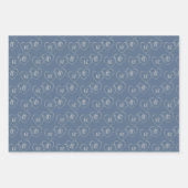 Aangepaste bruid en bruidegom Hart Charms, Zilver  Inpakpapier Vel (Voorkant 2)