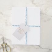 Aangepaste Bruid Luxe Diamant Verlovingsfeestje Cadeaulabel (Met Touw)