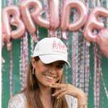 aangepaste bruid | Roze Monogram Toekomstige Mevro Trucker Pet<br><div class="desc">Top van de viering met deze gepersonaliseerde bruid trucker hoed, met een gedurfde blush roze monogram, moderne kalligrafie die zegt "The Bride, " en een aangepaste naam eronder. Leuk, lichtgewicht en Insta-waardig - dit pet is ideaal voor strandbachelorettes, bruidsfeestfoto's of een casual bruiloftsweekendvibe. Een must-have voor de toekomstige mevrouw en...</div>