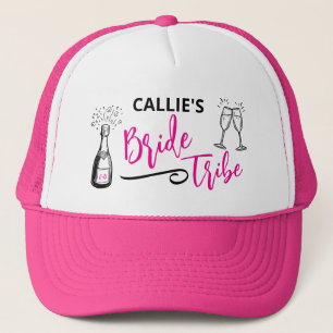 Aangepaste Bruid Stam Bruidsfeest Trucker Pet
