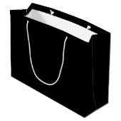Aangepaste Bruid Stam Goud Zwart Bruiloft  Groot Cadeauzakje (Achterkant Gekanteld)