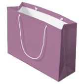 Aangepaste Bruid Stam Mauve Trouw Groot Cadeauzakje (Achterkant Gekanteld)