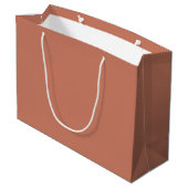 Aangepaste Bruid Stam Terracotta Trouw  Groot Cadeauzakje (Achterkant Gekanteld)