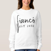 Aangepaste bruid Verloving Gift Gepersonaliseerde  Trui (Voorkant)