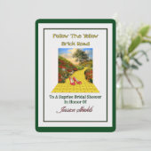 Aangepaste bruids Douche Uitnodiging (Staand voorkant)