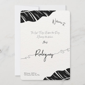 Aangepaste bruids Douche Uitnodiging – Elegant Scr